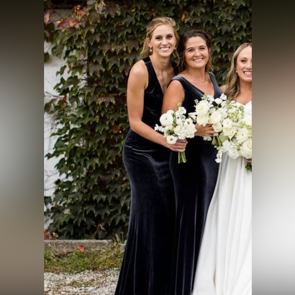 Revelry Asher Dress in Slate Blue